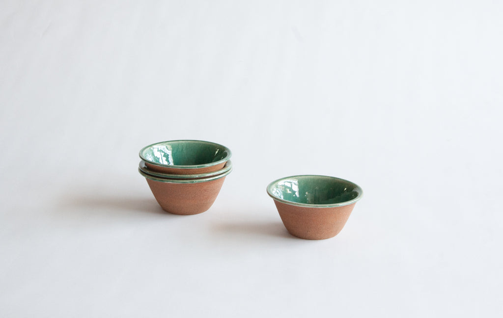 Stoneware Soup Bowl - Green