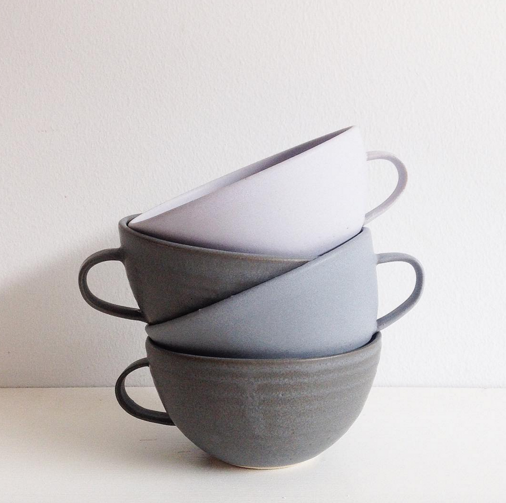 Handmade Pottery Latte Cup