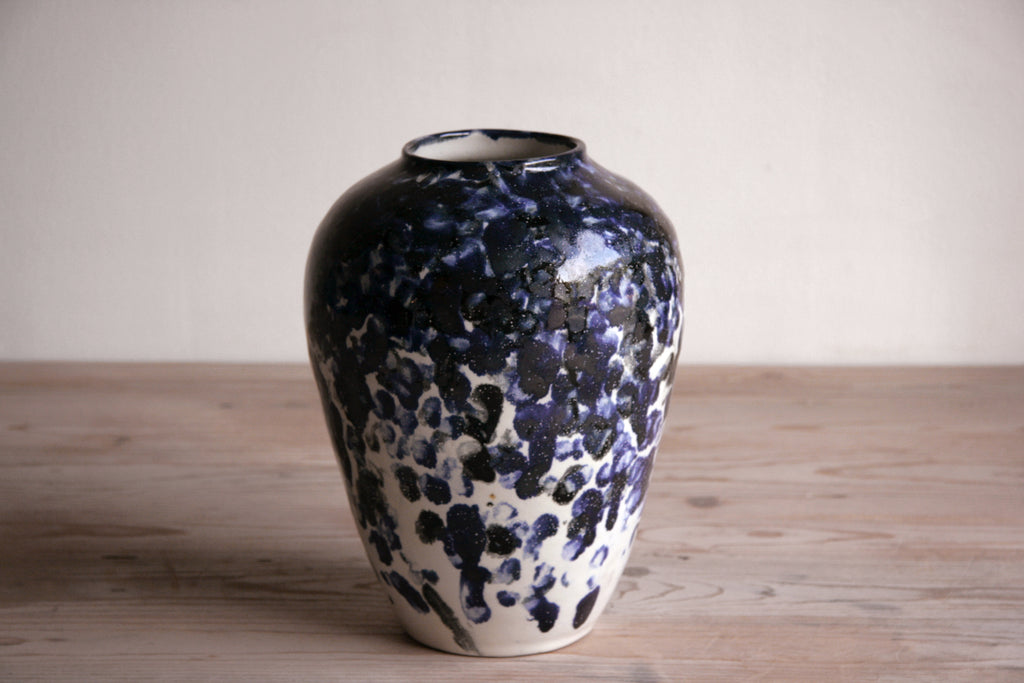 Cobalt & White Vase No. 4
