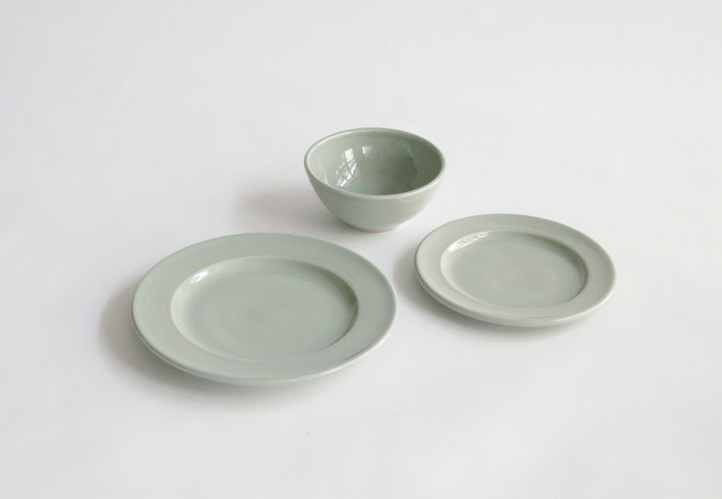 Serenity Blue Farmhouse Dinner Set