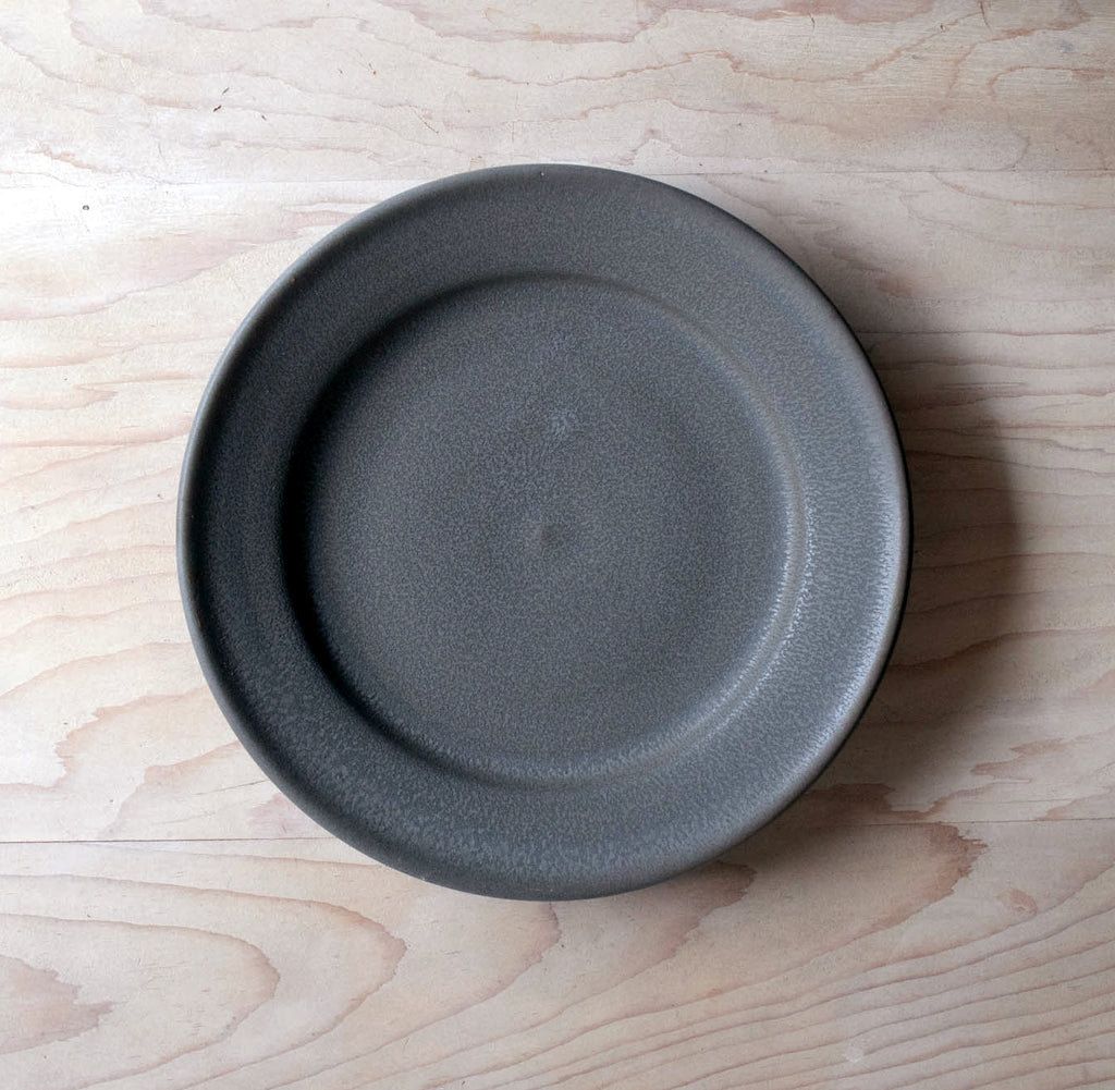 Farmhouse Ceramic Grey Plate